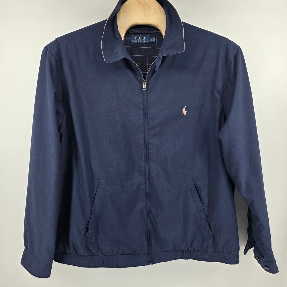 Polo Ralph Lauren Harrington Jacket Mens 2XLT Classic Navy Heritage Windbreaker